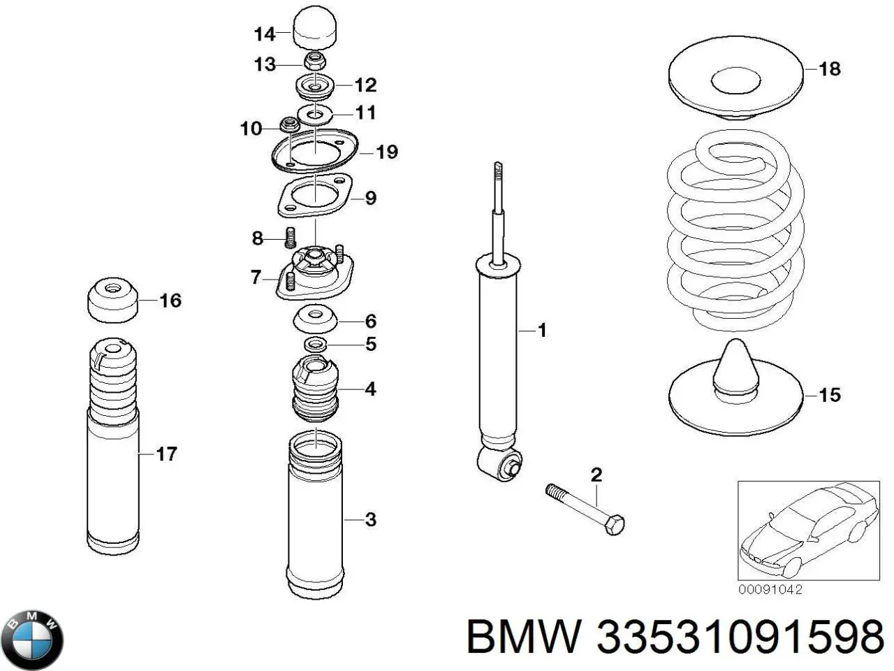  33531091598 BMW