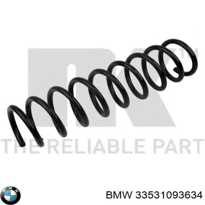 Купить 33531093634 BMW Пружина подвески