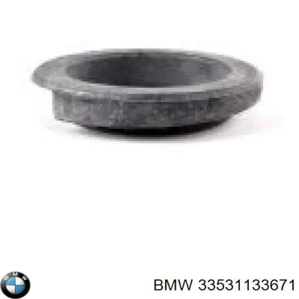 33531133671 BMW проставка (резиновое кольцо пружины задней нижняя)