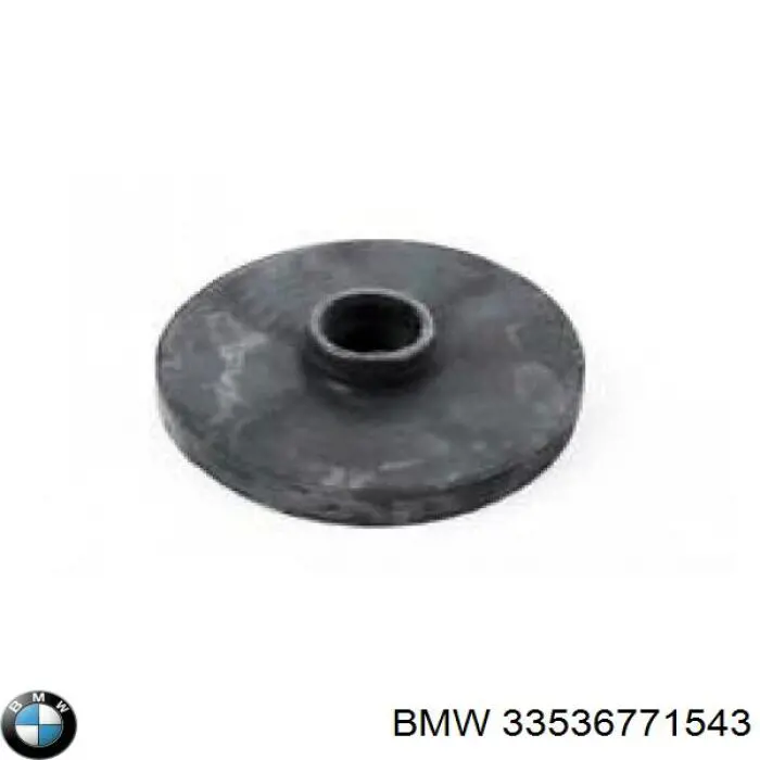 Espaçador (anel de borracha) da mola traseira inferior para BMW X5 (E70)