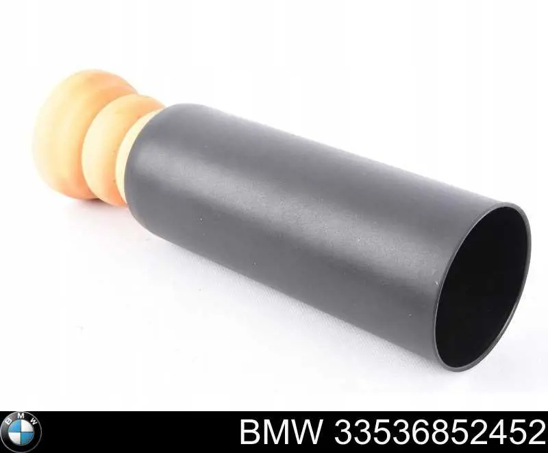 33536852452 BMW pára-choque (grade de proteção de amortecedor traseiro + bota de proteção)