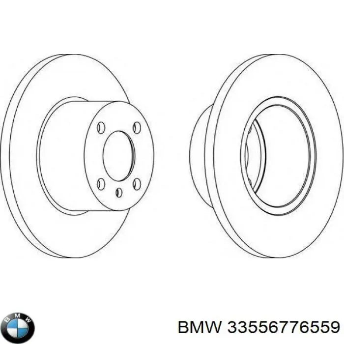 Купить 33556776559 BMW Втулка заднего стабилизатора
