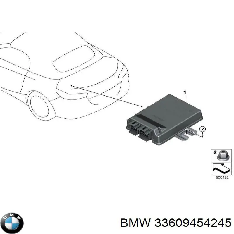 Модуль управления (ЭБУ) полным приводом BMW 33605A11E72 цена, от 252.15 USD