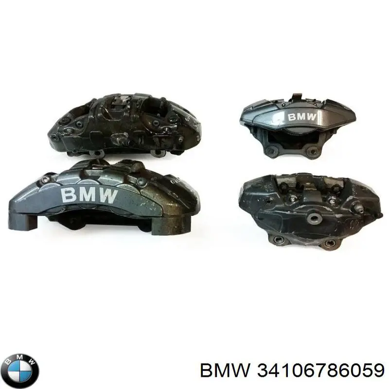 Купить 34106786059 BMW Суппорт задний левый
