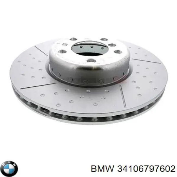 34106797602 BMW диск тормозной передний