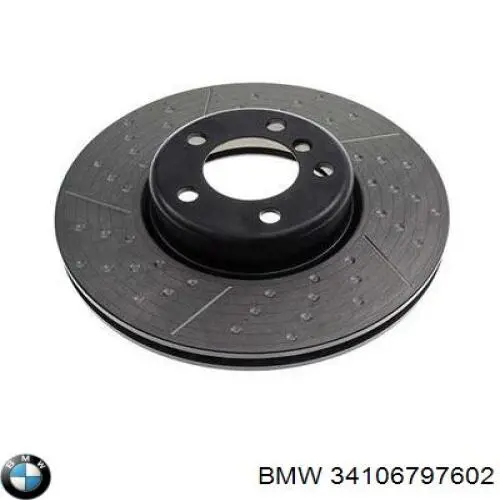 34106797602 BMW Disco do freio dianteiro