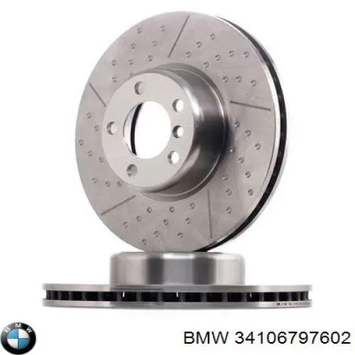 Disco do freio dianteiro BMW 34106797602 preço, a partir de 146,97 USD