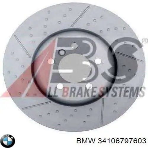Купить 34106797603 BMW Ротор тормозной