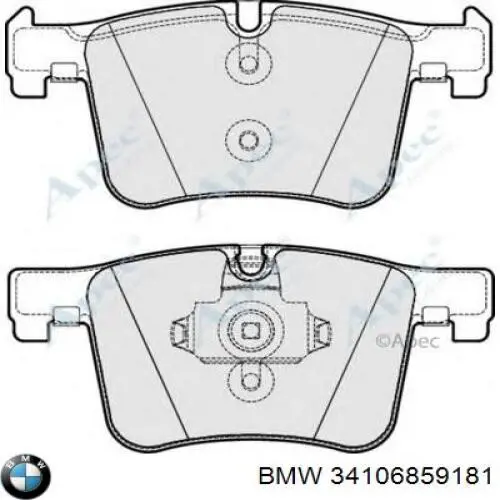 Колодки BMW 34106859181 цена, от 162.93 USD