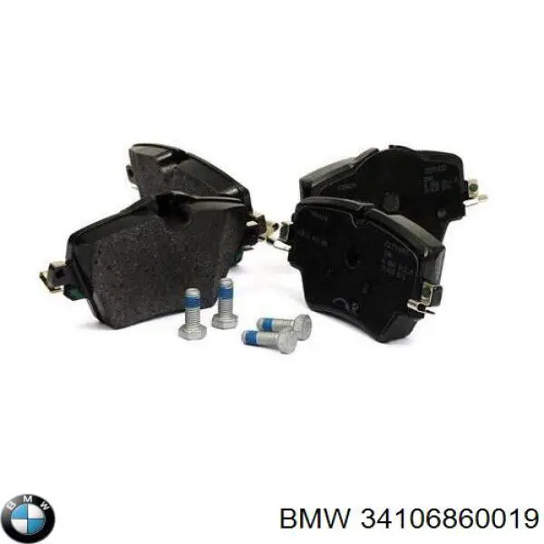 Колодки тормозные передние дисковые BMW 34106860019