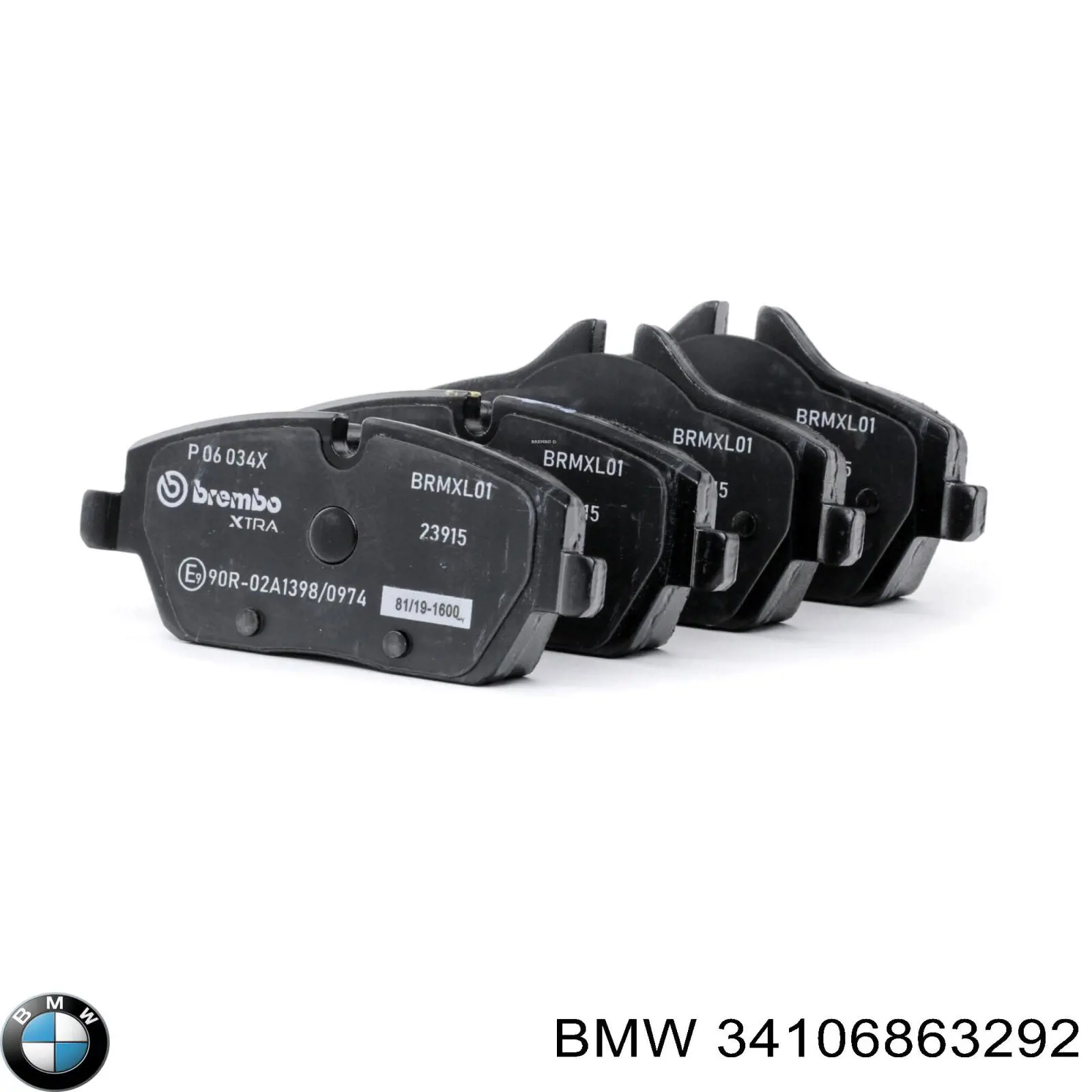 Тормозные колодки BMW 34106863292