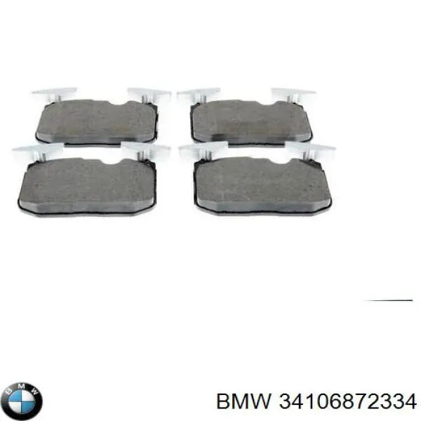 Купить 34106872334 BMW Колодки тормозные