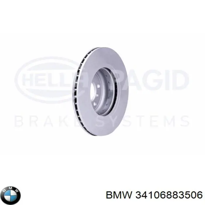 Передние тормозные диски 34106883506 BMW