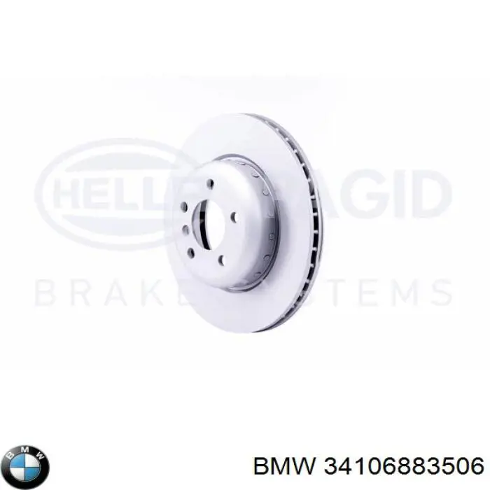 Передний тормозной диск BMW 34106883506