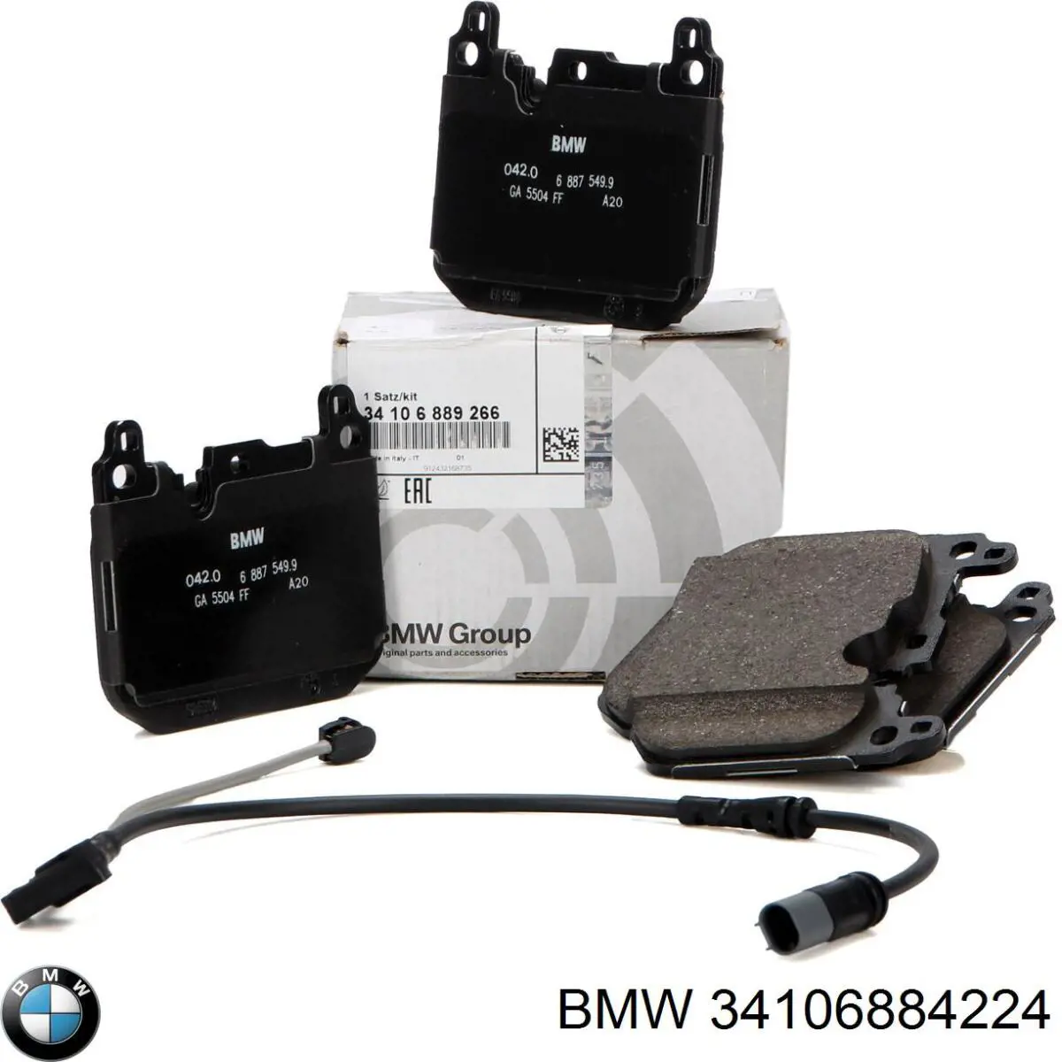 34106884224 BMW Колодки передние