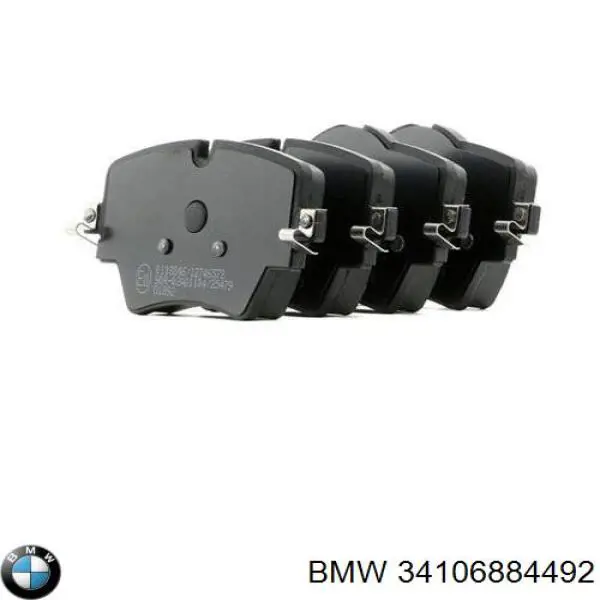 Sapatas do freio dianteiras de disco BMW 34106884492 preço, a partir de 55,52 USD
