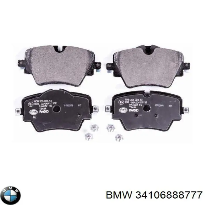 Купить 34106888777 BMW Колодки тормозные