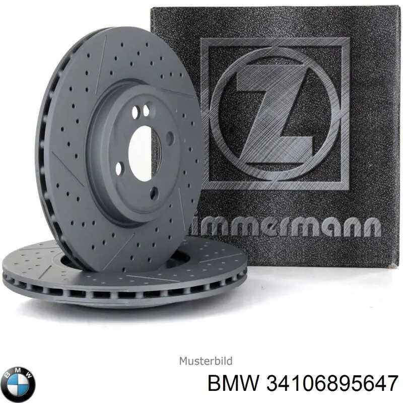 Тормоз дисковый передний BMW 34106895647 цена, от 57.51 USD