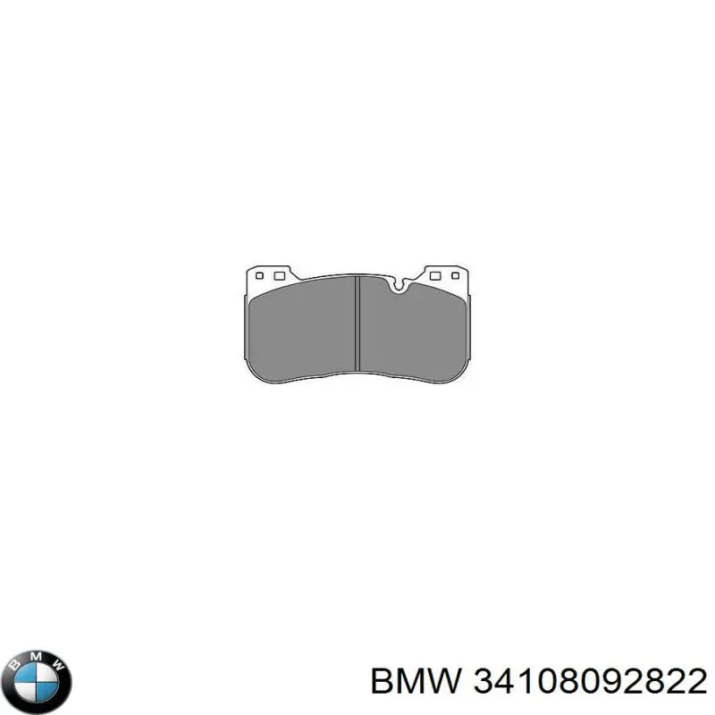 Купить 34108092822 BMW Колодки тормозные