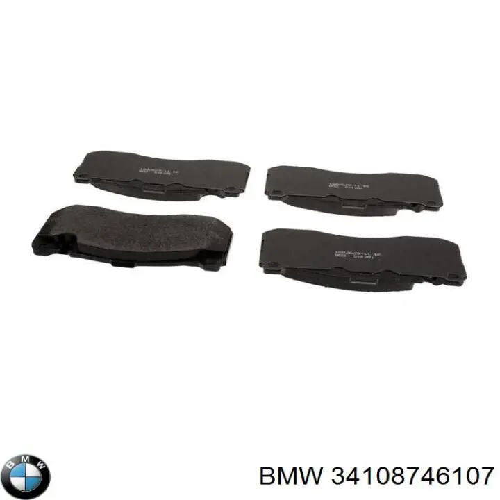 Передние тормозные колодки 34108746107 BMW