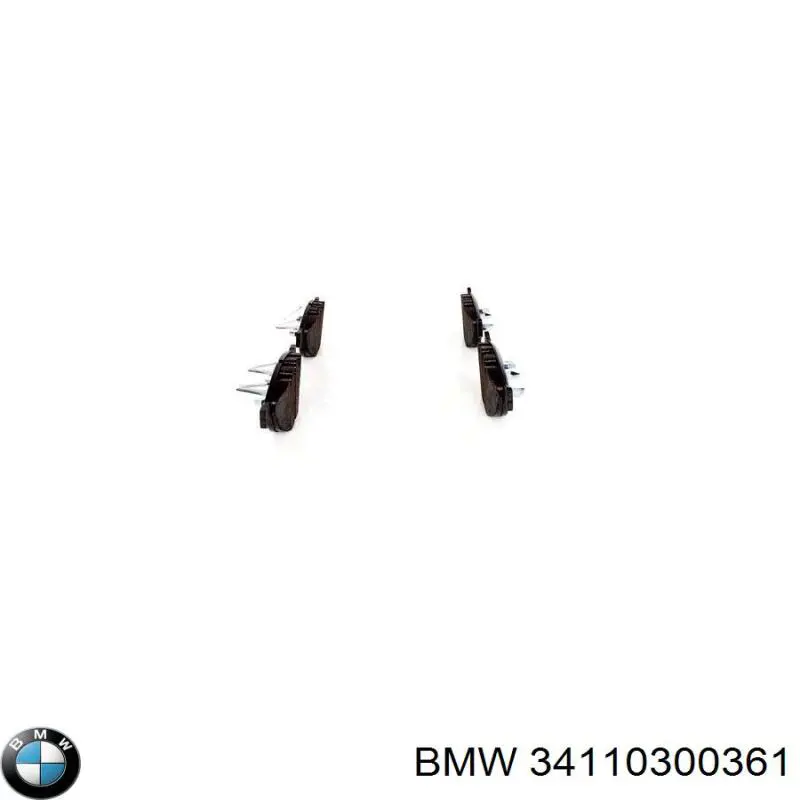 34110300361 BMW колодки тормозные передние дисковые