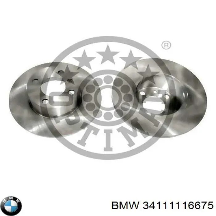 Передние тормозные диски 34111116675 BMW