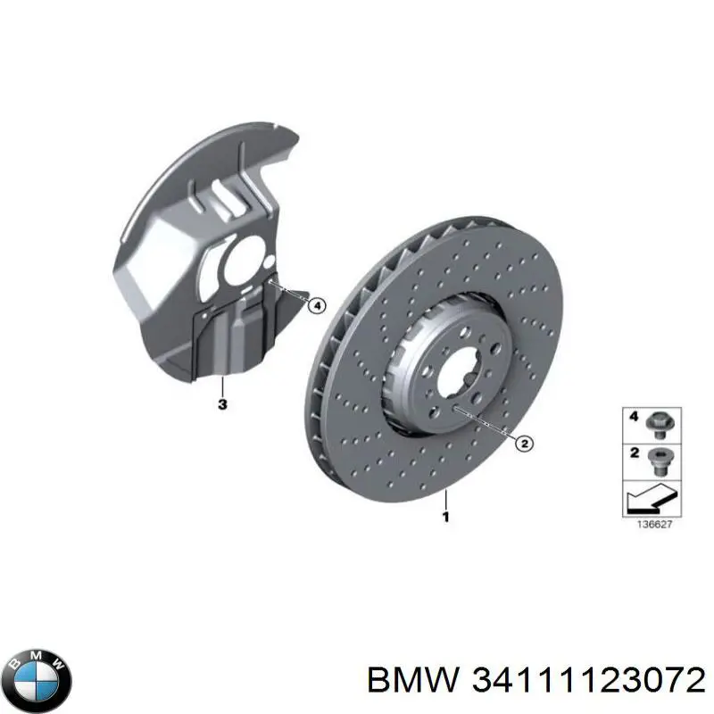 Болт тормозного диска на BMW 5 (E34) купить.