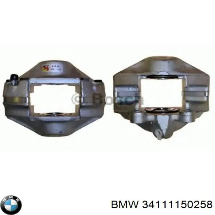 34111150258 BMW суппорт тормозной передний правый