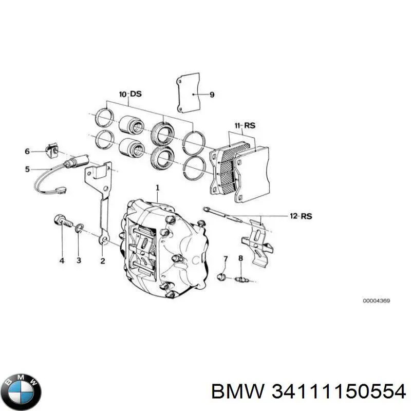  BMW 34111150554 цена, от 16.17 USD