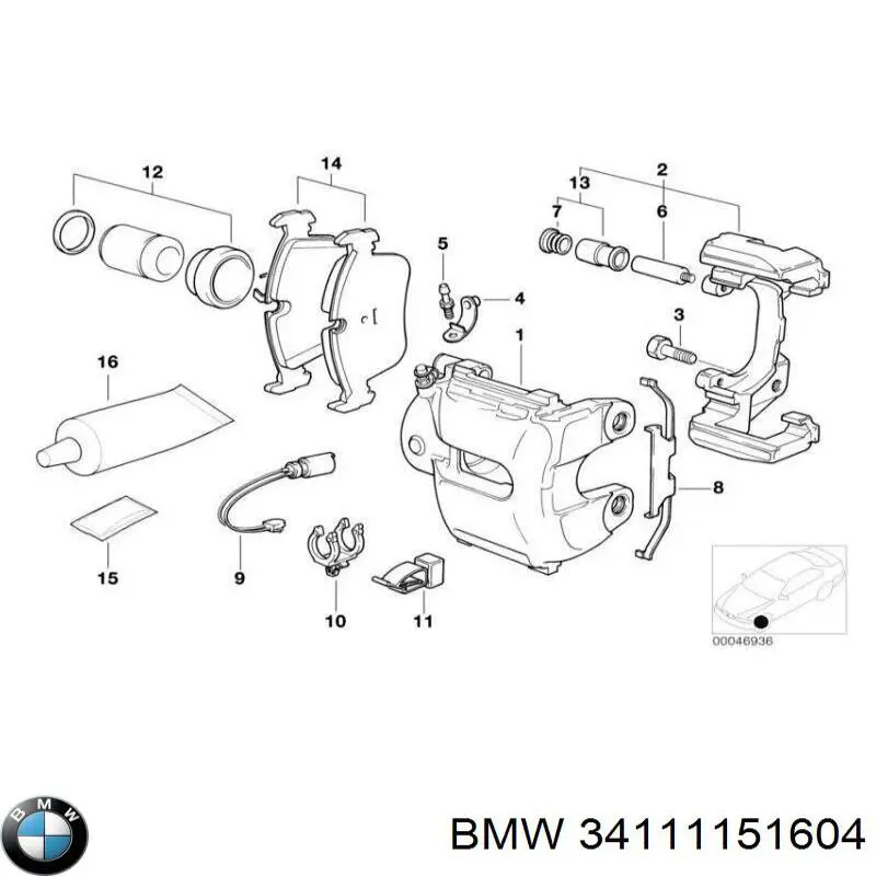  BMW 34111151604 цена, от 3.29 USD