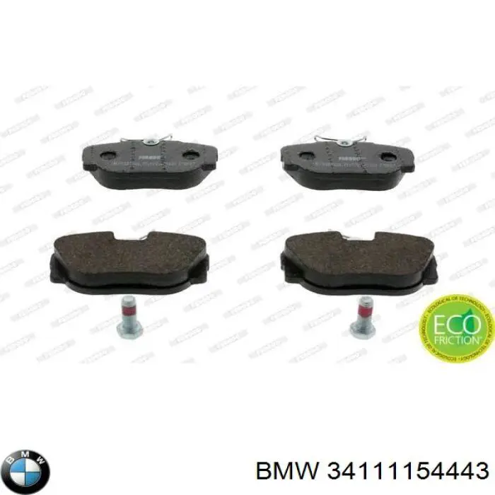 34111154443 BMW передние тормозные колодки