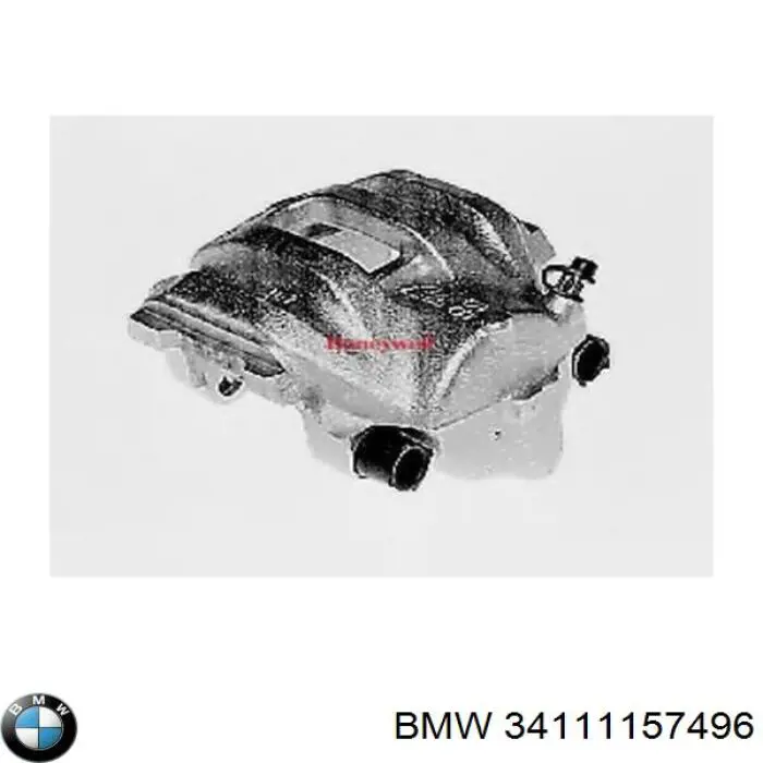 34111157496 BMW суппорт тормозной передний правый