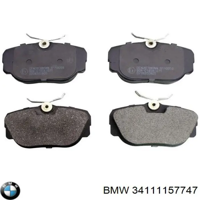 Передние тормозные колодки 34111157747 BMW