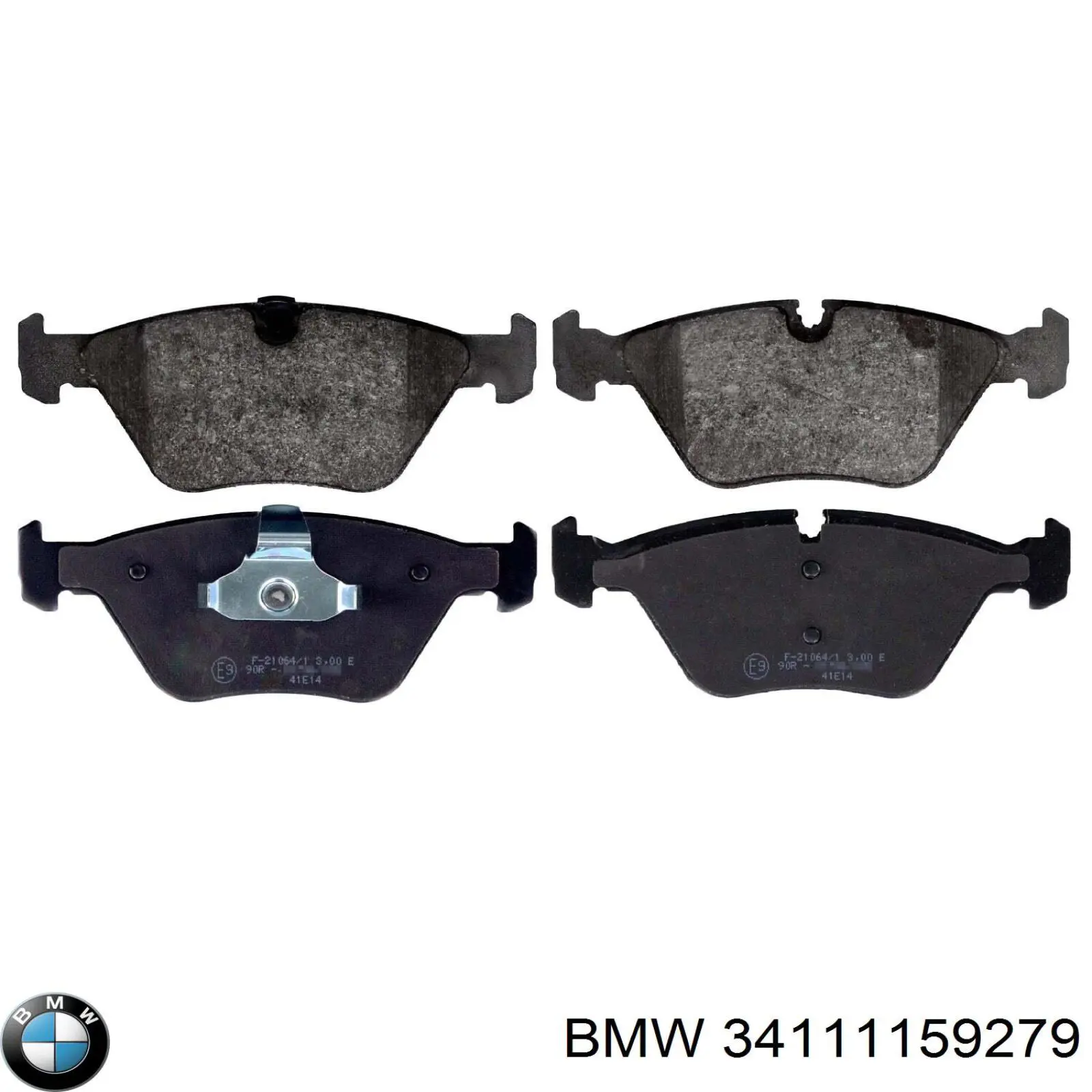 Купить 34111159279 BMW Колодки тормозные