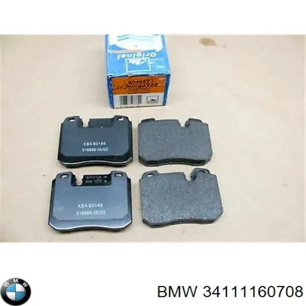 34111160708 BMW колодки тормозные передние дисковые