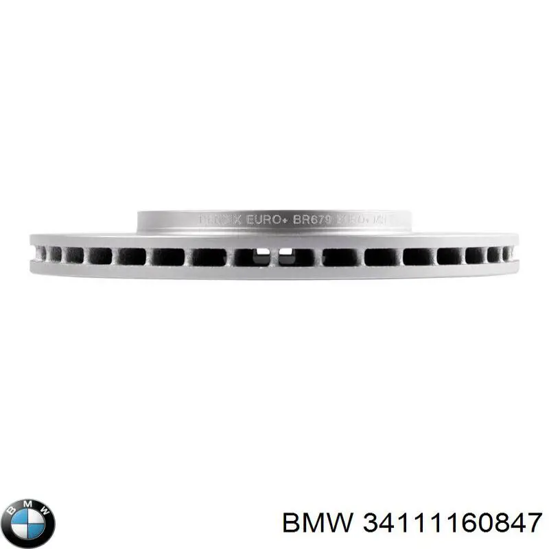 34111160847 BMW Диск тормозной передний
