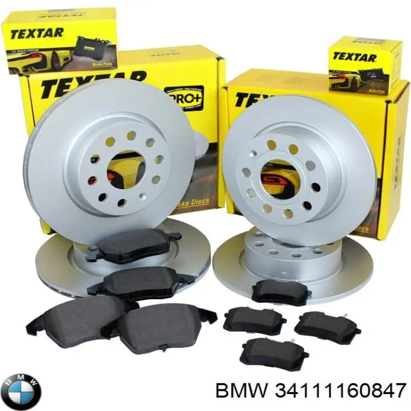 Передние тормозные диски 34111160847 BMW