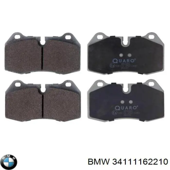 34111162210 BMW колодки тормозные передние дисковые