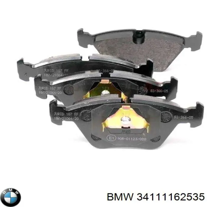 34111162535 BMW колодки тормозные передние дисковые