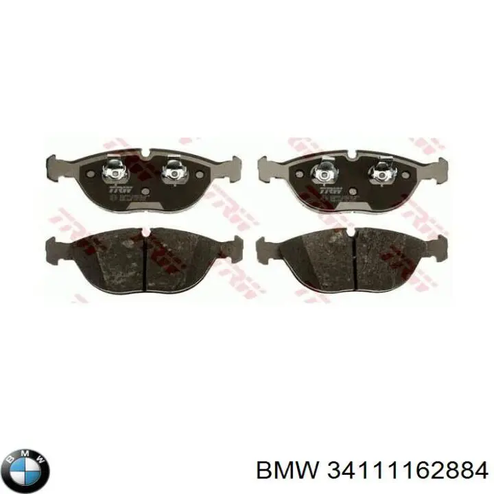 Купить 34111162884 BMW Колодки тормозные