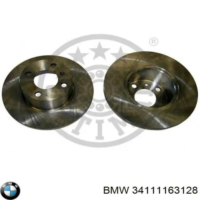 34111163128 BMW Диск тормозной передний