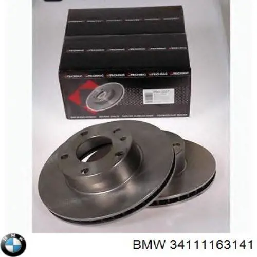 34111163141 BMW диск тормозной передний