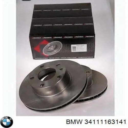 Передние тормозные диски 34111163141 BMW