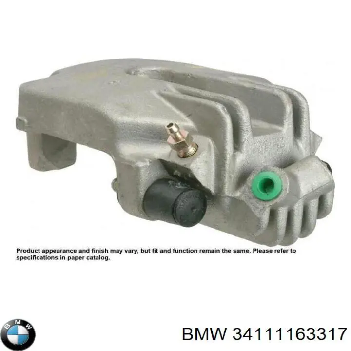 34111163317 BMW Суппорт тормозной, передний, левый