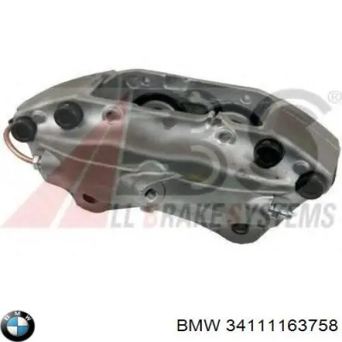 Купить 34111163758 BMW Суппорт тормозной передний правый