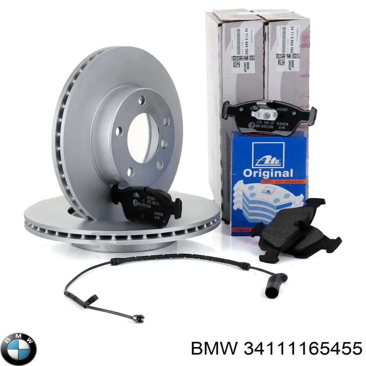 Тормоз дисковый передний BMW 34111165455 цена, от 41.37 USD