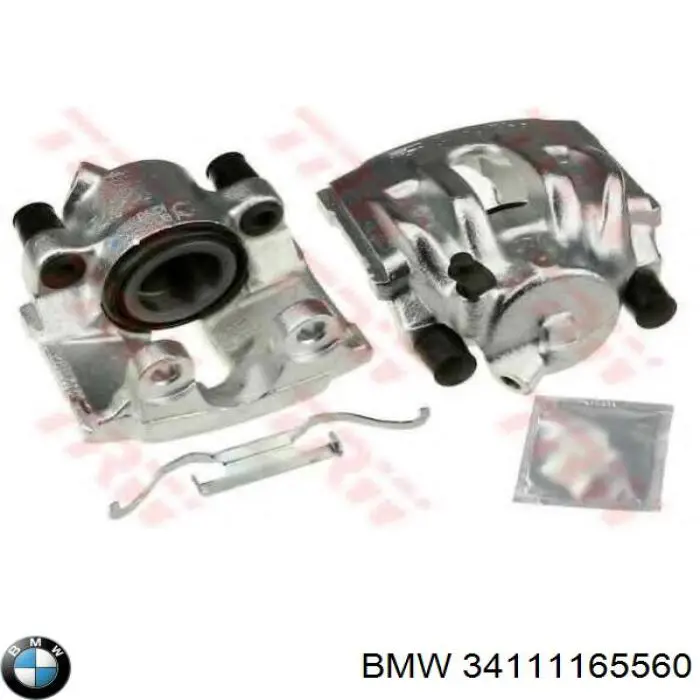 Купить 34111165560 BMW Суппорт тормозной передний правый