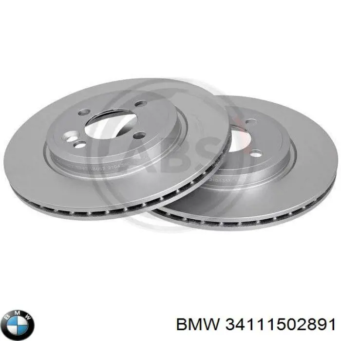 Передние тормозные диски 34111502891 BMW