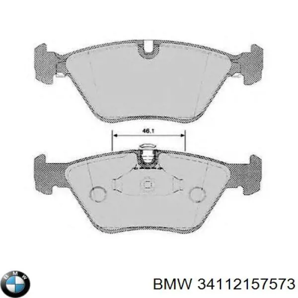 Колодки BMW 34112157573 цена, от 27.03 USD