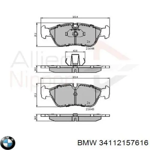 34112157616 BMW 